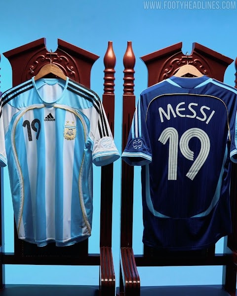 开云平台-阿迪达斯发布阿根廷06世界杯复刻版球衣，提供梅西19号印字版本